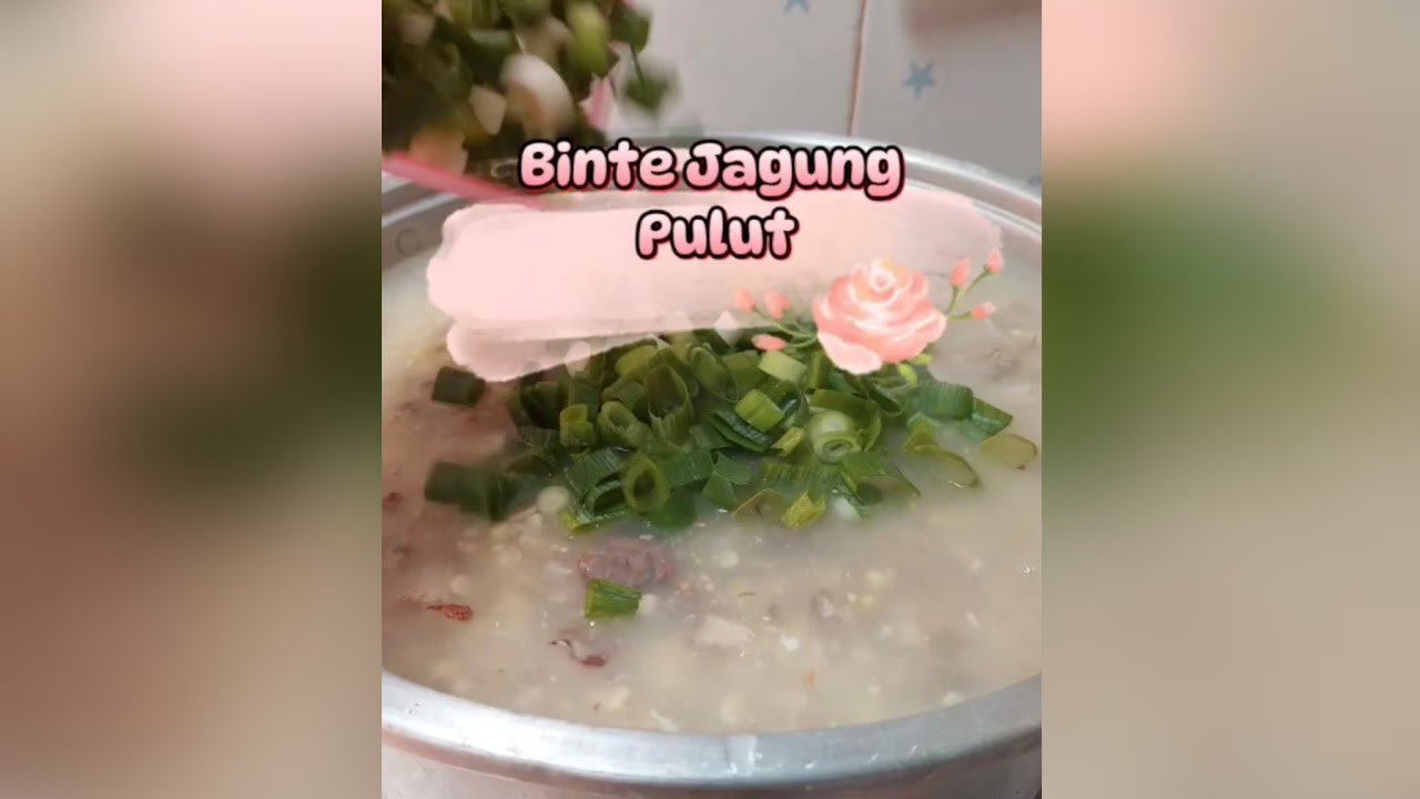 Cara buat Binte Jagung Pulut Ter enak💗 #binte #bintejagungpulut