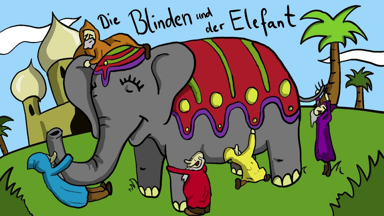 Rollkoffergeschichten - Die Blinden und der Elefant (Indien)