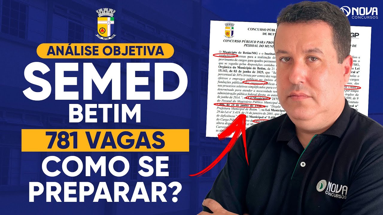 SEMED BETIM 2025 EDITAL PUBLICADO! O QUE VOCÊ PRECISA SABER? 🔥