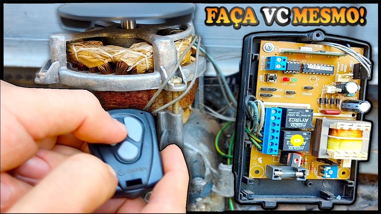 Como codificar controle Remoto de port&atilde;o autom&aacute;tico Garen passo a passo