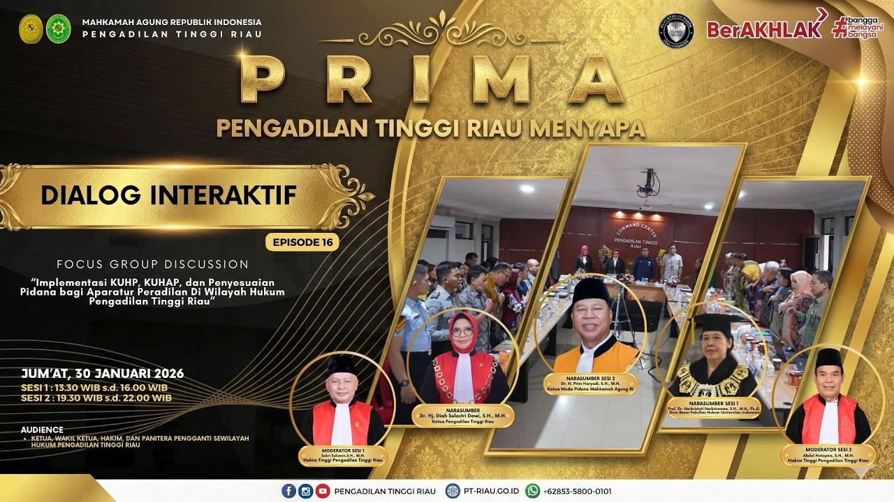PRIMA Pengadilan Tinggi Riau Menyapa Eps 16 Sesi 2