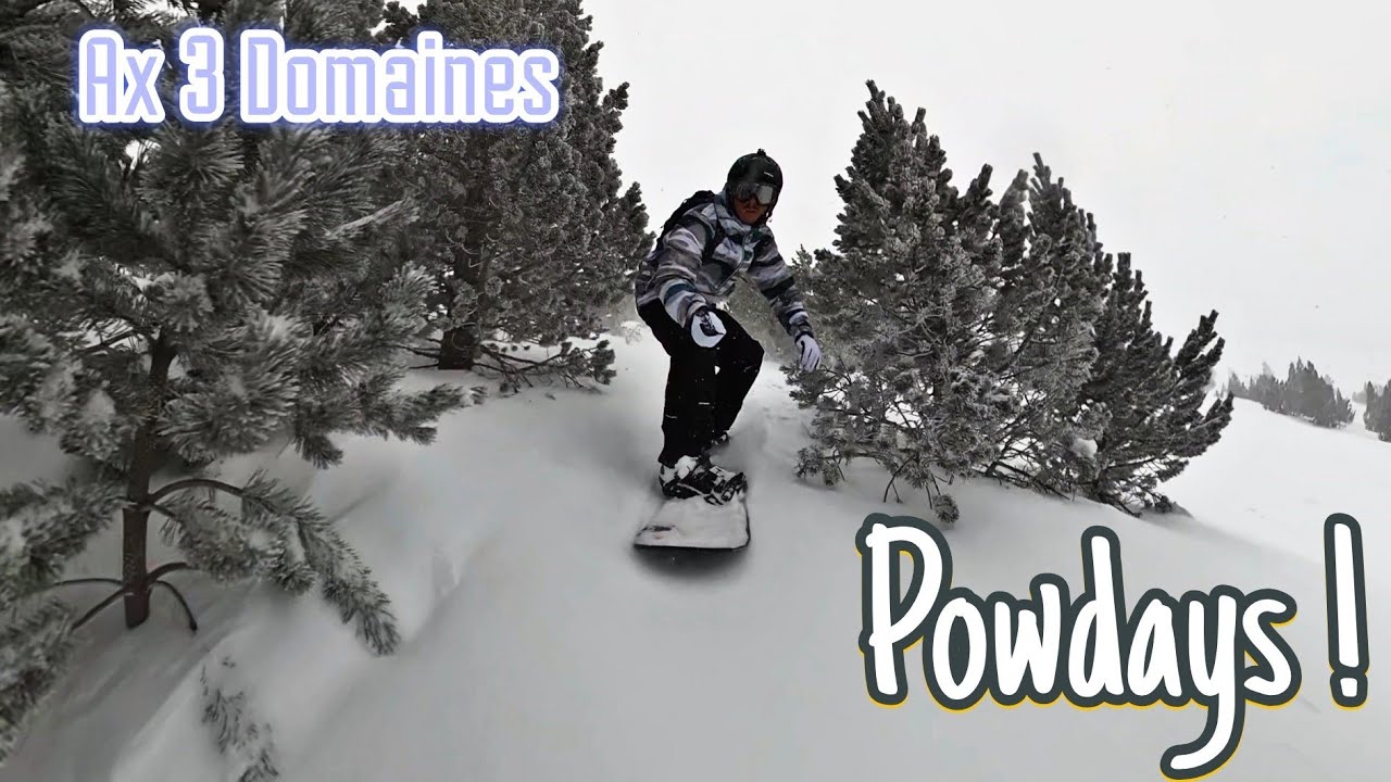 Jour de Poudreuse ! Ax 3 Domaines ! 4K [GoPro 360 MAX]