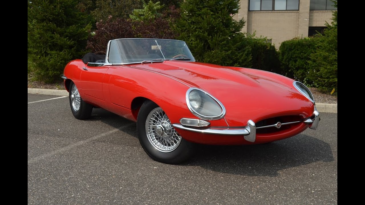 1966 Jaguar E-Type 4.2 Liter Series 1 Roadster - Driving Video - Autosport Designs