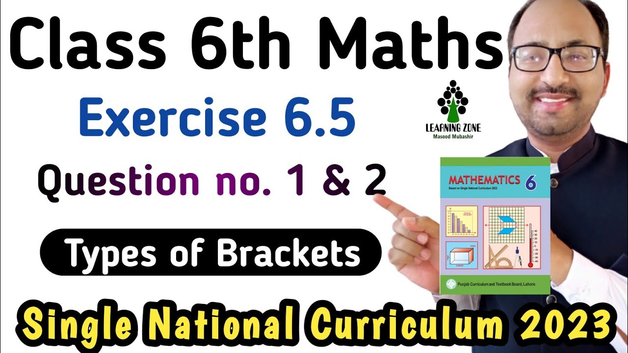 Chapter 6 Exercise 6.5 Class 6 Maths New Book PTB | Unit 6 Ex 6.5 Question no. 1 & 2 | Learning Zone