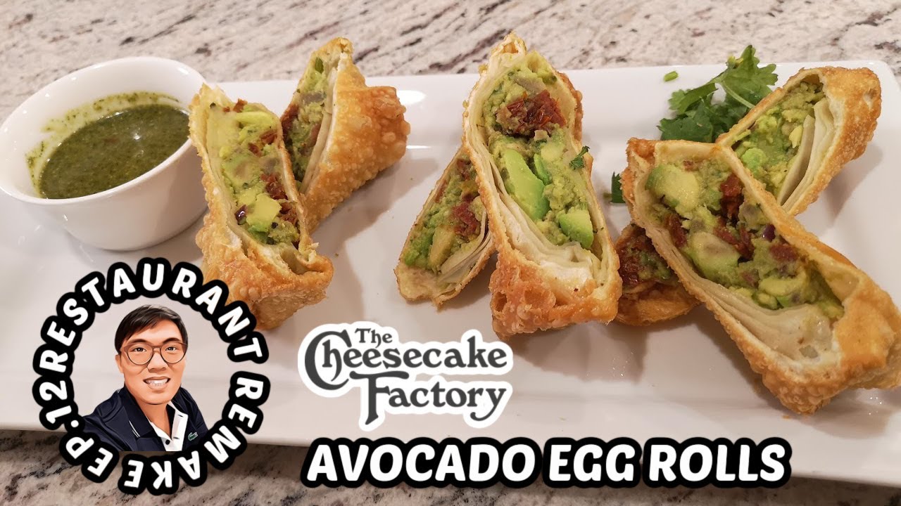 Авокадо с яйцом в рулетах | Лучшая закуска в Cheesecake Factory | Рецепт-копия! | Ресторанный рем...