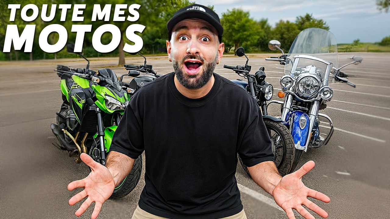 Ma collection de motos JE VOUS MONTRE TOUT 😱