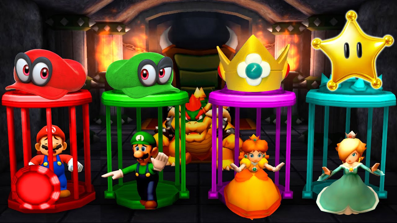 【3dsマリオパーティ100ミニゲームコレクション】ミニゲームマリオVsルイージVsデイジーVsロゼッタ(最強CPU｢たつじん」)