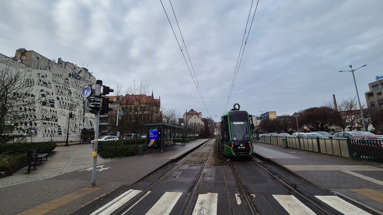 MPK Poznań - Moderus Gamma LF04AC BD #948 - Linia 4 kierunek: Połabska