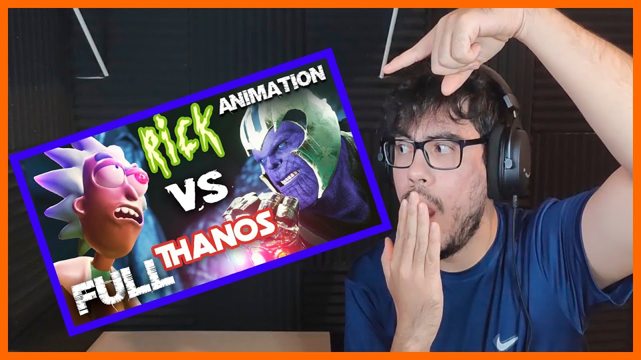Rick Sanchez VS THANOS - Fight For Infinity Stones - REACT