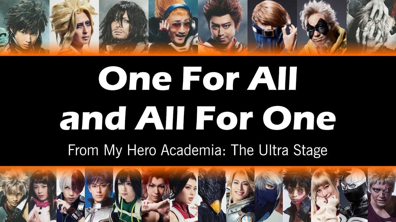 My Hero Academia: The Ultra Stage - 'One For All and All For One (Live version)' Lyrics (ENG)