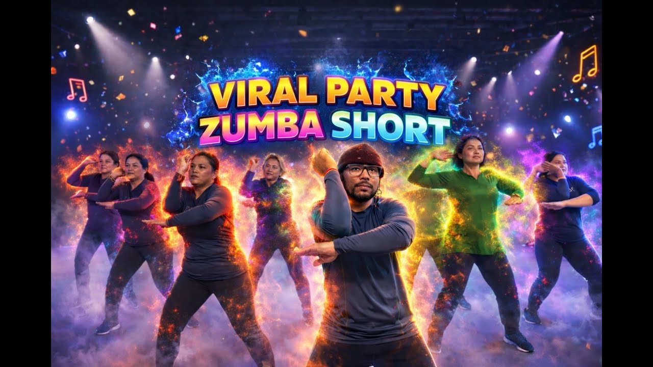 VIRAL PARTY ZUMBA SHORT | Niteesh || Mayuri Dance & Fitness Academy || #trending #song #youtube #dj