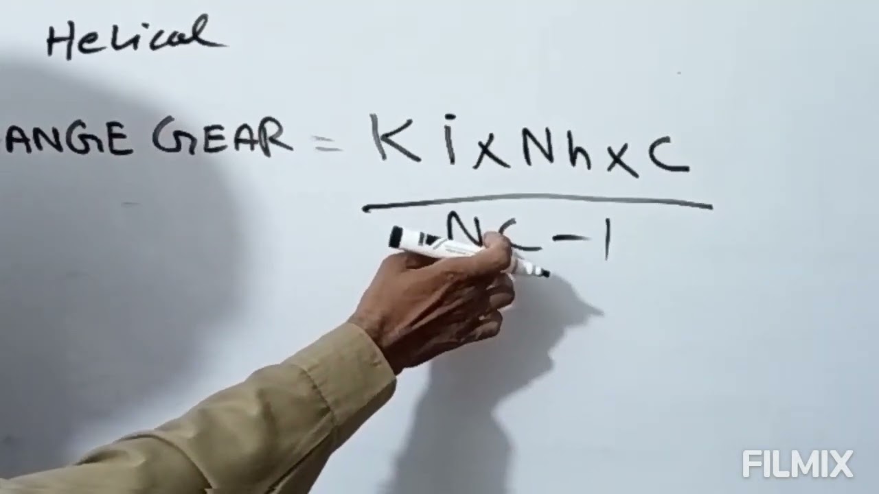 Dip/Mech ( Non differential and differential hobbing spur and helical gear formulas.