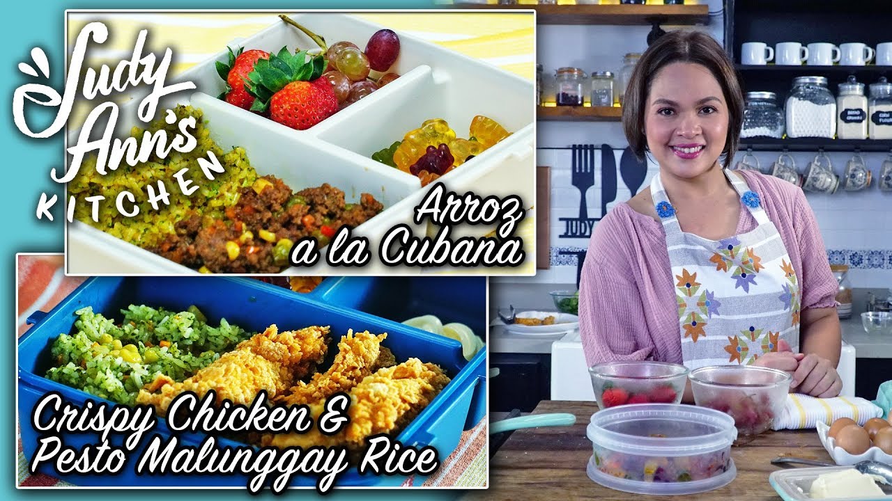 [Judy Ann's Kitchen 14] Ep 1 : Arroz A La Cubana and Crispy Chicken & Pesto Malunggay Rice