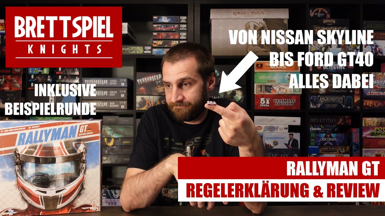 Rallyman Brettspiel - Regelerklärung und Review inklusive Let's Play