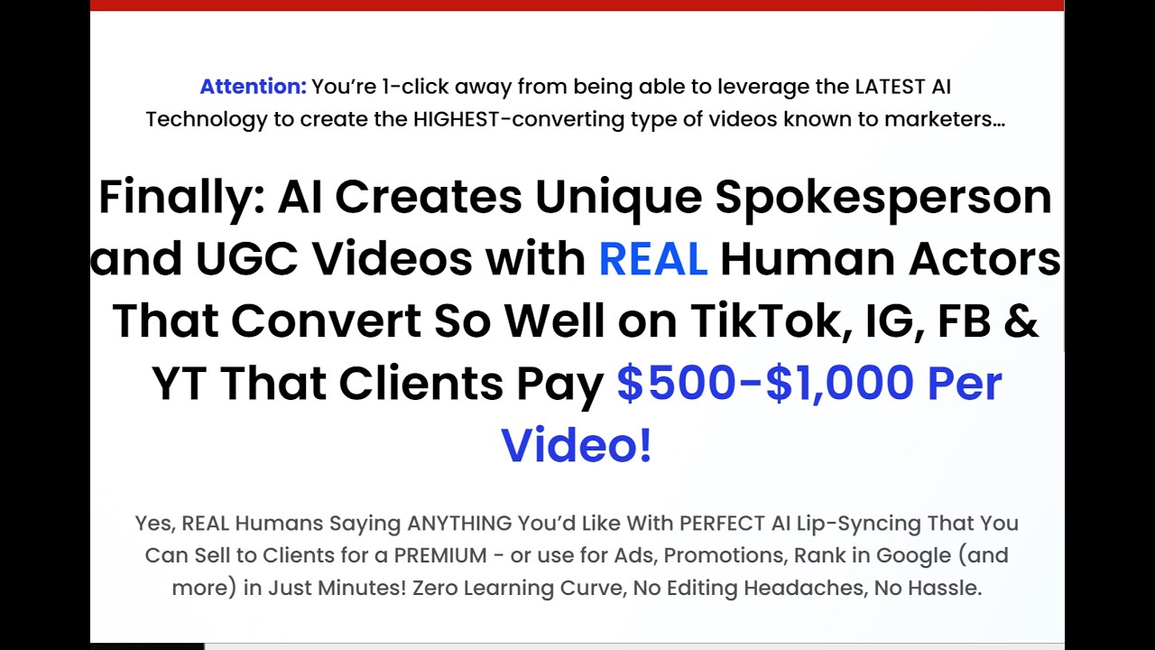 UGC Valet Overview: AI and Human Actors Team Up for High-Converting Social Media Videos.