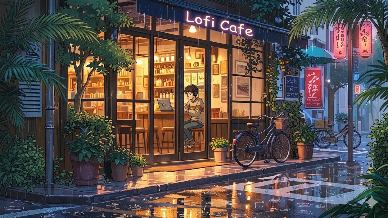 Rainy Night Lofi 🌧️ Chill Beats to Study / Sleep