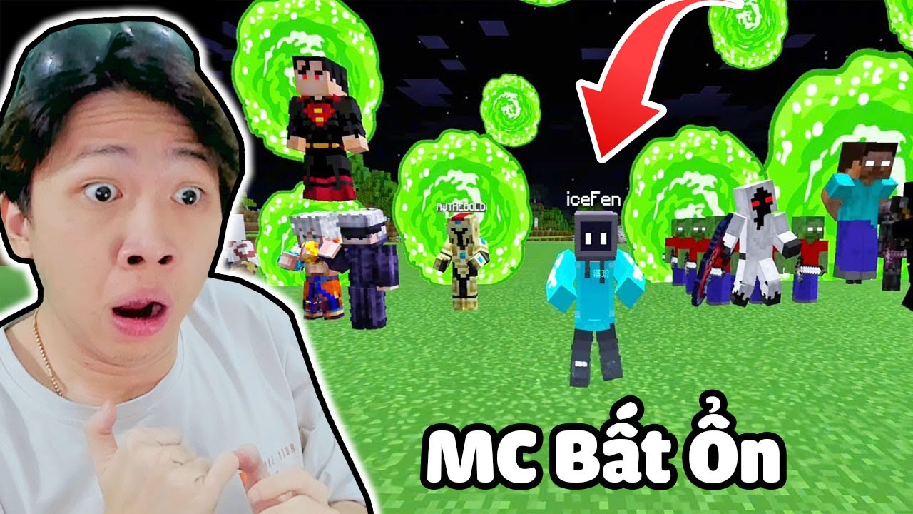 VinhMC REACTION MINECRAFT BẤT ỔN CỦA HOÀNG ACC SIÊU HÀI🤣🌈ANH ĐEN XÌ XÌ TROLL PHÁ NÁT THẾ GIỚI