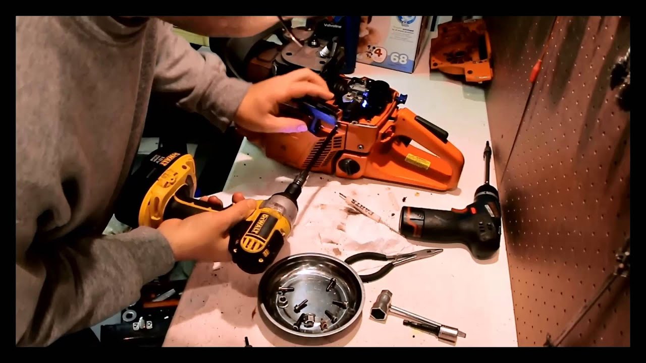 Husqvarna 372xp xtorq dismantling, modding, assembly