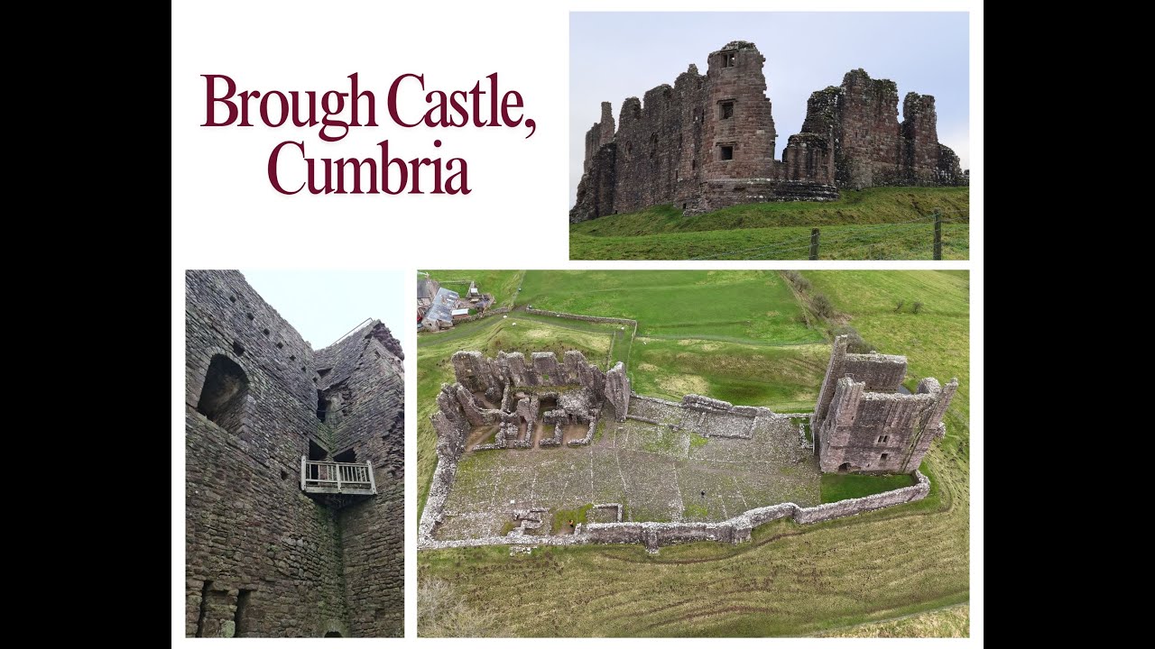 Brough Castle, Cumbria #cumbria #castle #drone