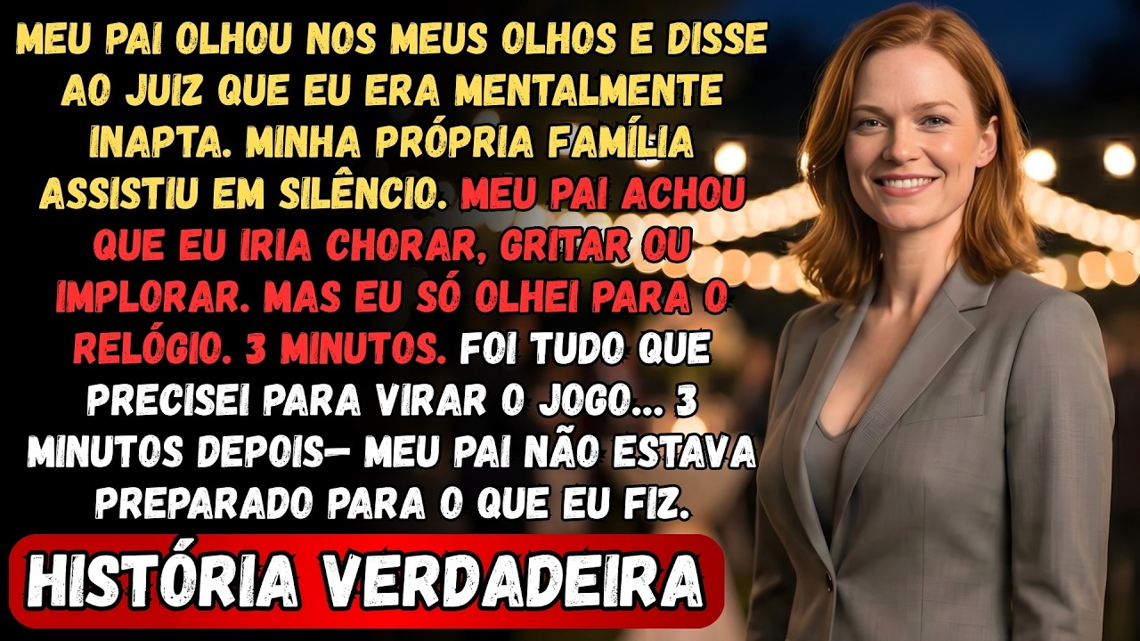 Meu Pai Me Disse Que Eu Era Mentalmente Inapta… 3 Minutos Depois Eu…