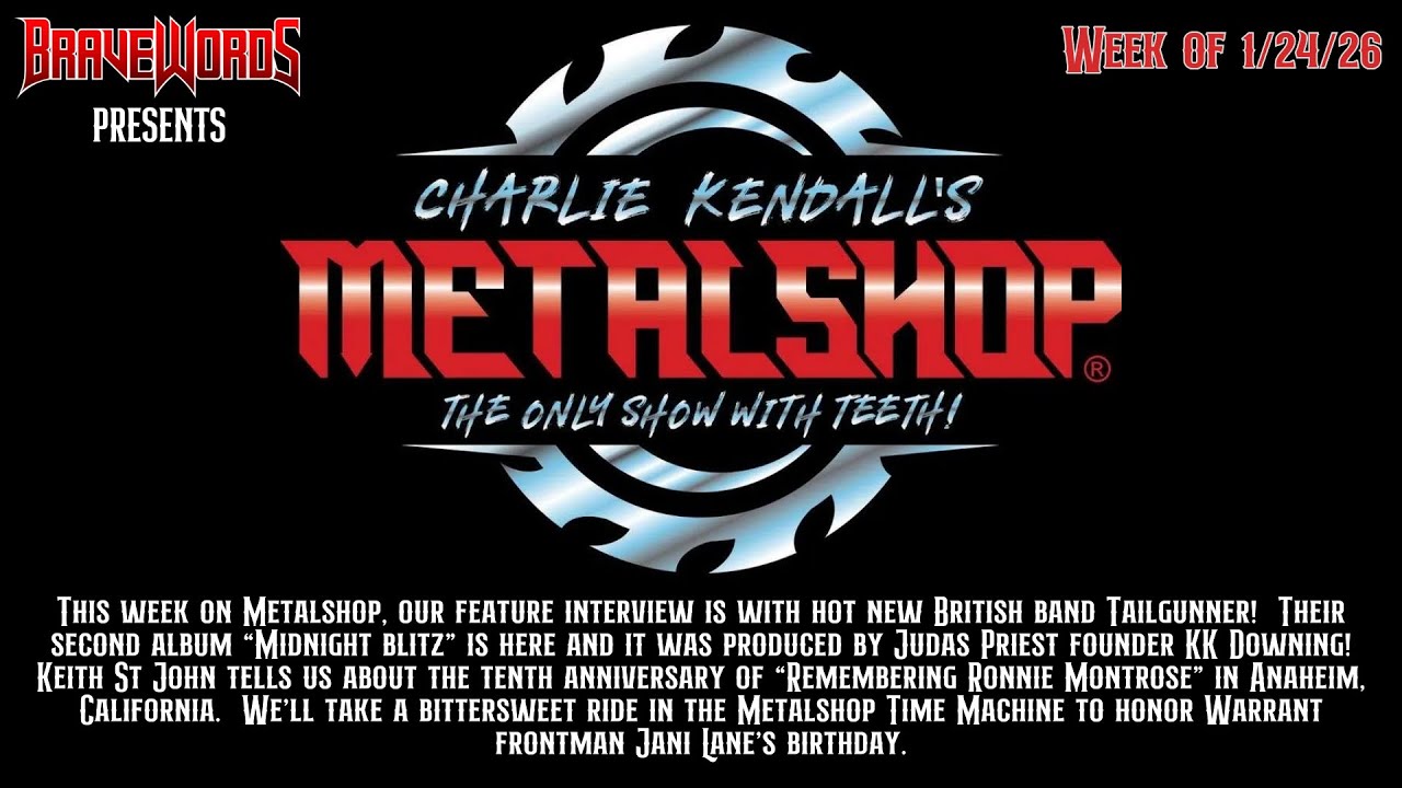 LISTEN: Charlie Kendall&rsquo;s METALSHOP Feature Interview is with Hot New British Band Tailgunner!