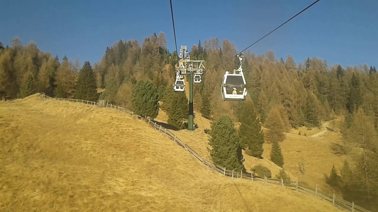 Risalita integrale cabinovia Col Raiser.