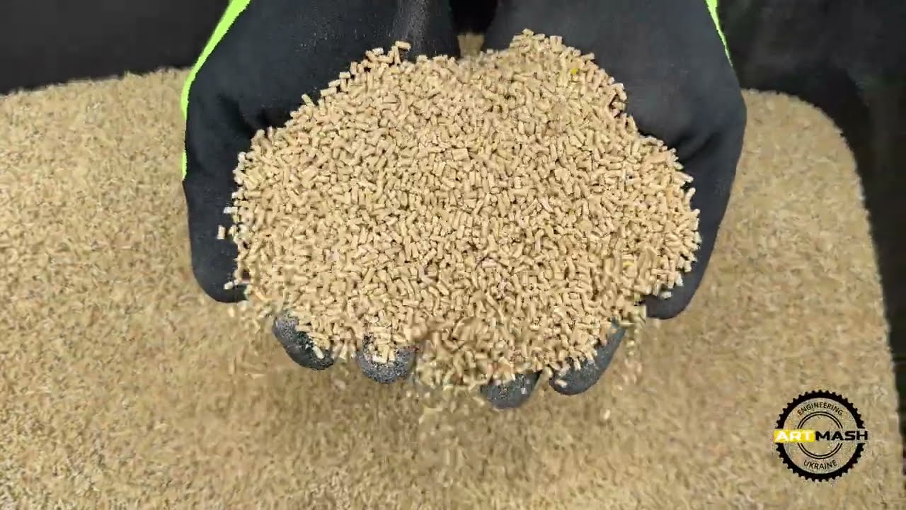 Стартова крупка для курчат 🐣 на грануляторі 7,5 кВт