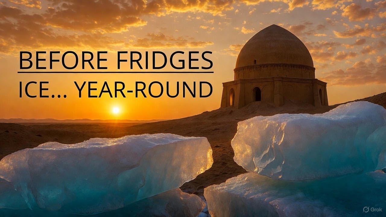 Pre-Industrial Engineers Stored ICE in the DESERT for 1000 Years (Without Electricity)