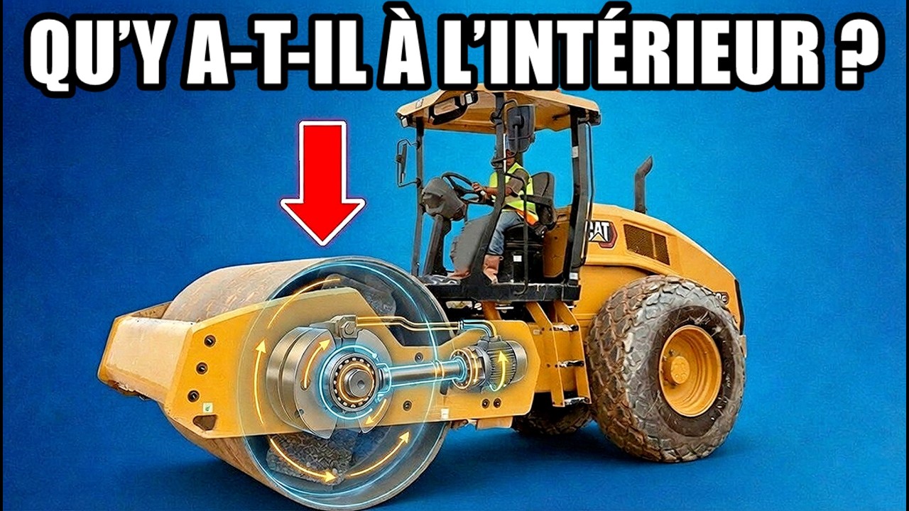 Que se passe-t-il vraiment à l’intérieur d’un rouleau compresseur ?