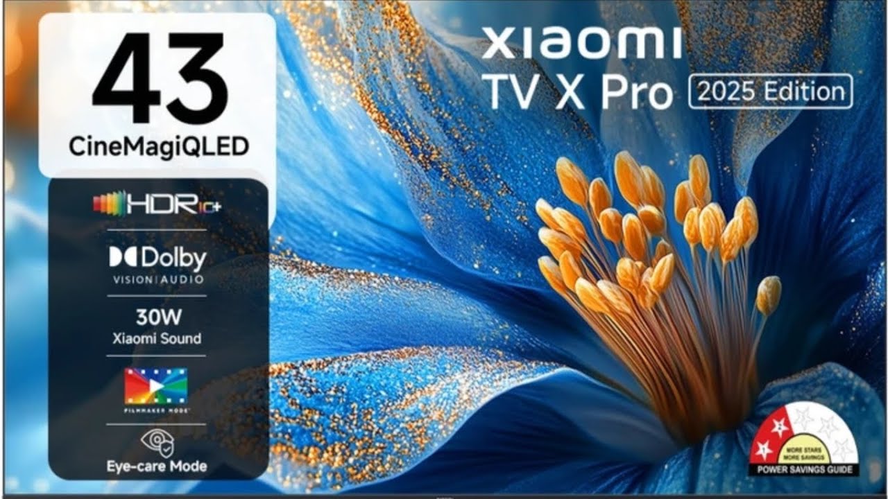 Xiaomi Cinemagic QLED TV X Pro 43 inch, 2025, Diwali Offer 