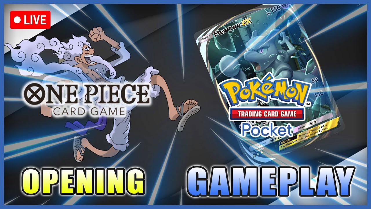 Люпим One Piece продукти и цъконтим новата Pokemon TCG Pocket