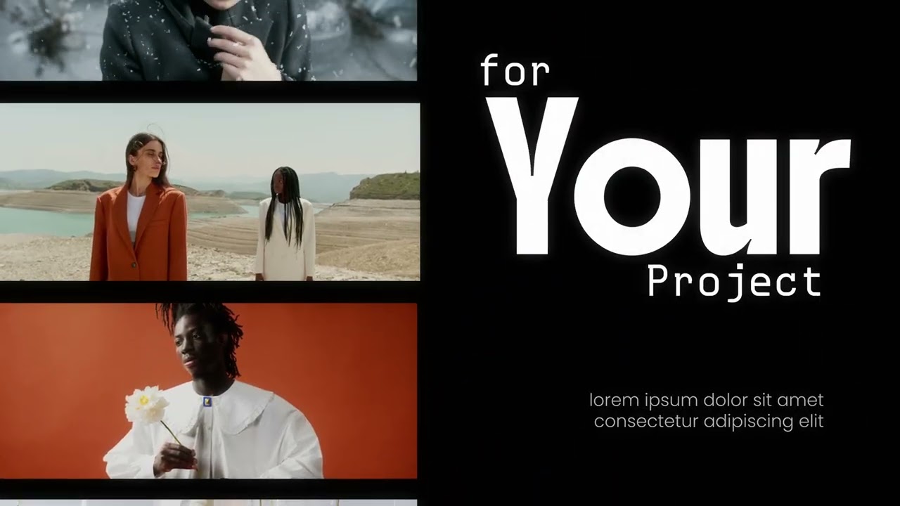 Modern Promo Slideshow - Clean Typography Animation
