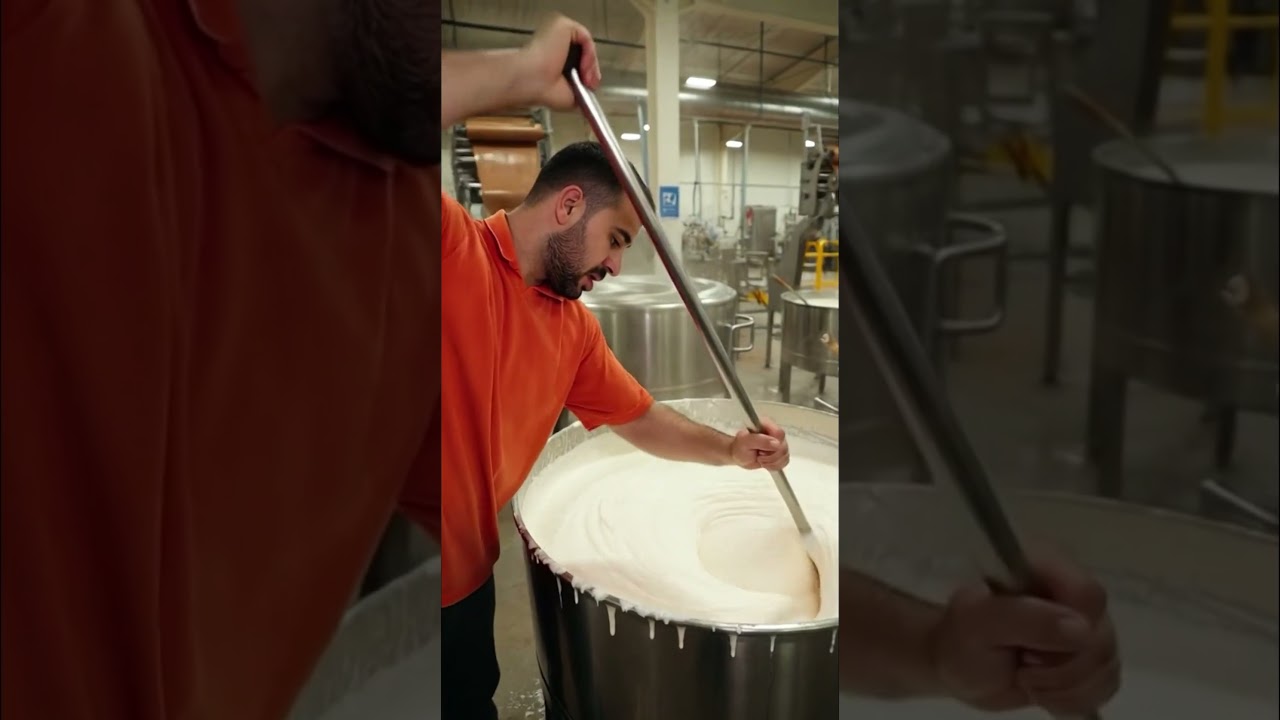 Massive Chocolate Ice Cream Production | Satisfying Factory Manufacturing Process 