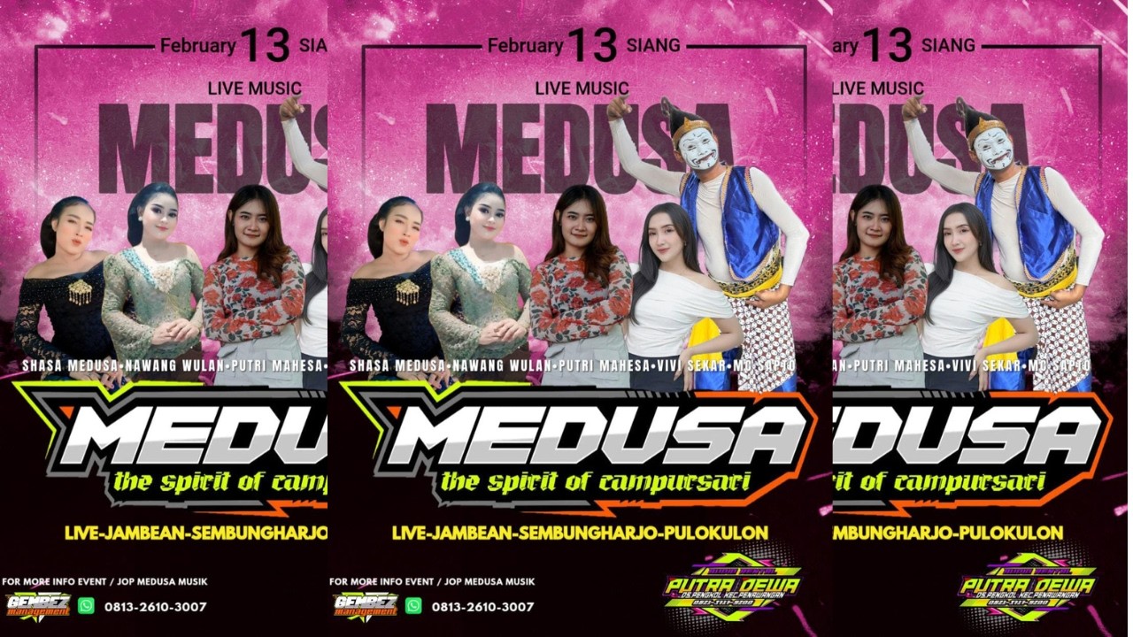 🔴#LIVE MEDUSA CAMPURSARI - WEDDING PARTY - PUTRA DEWA AUDIO - PULOKULON - 13 FEBRUARI 2026