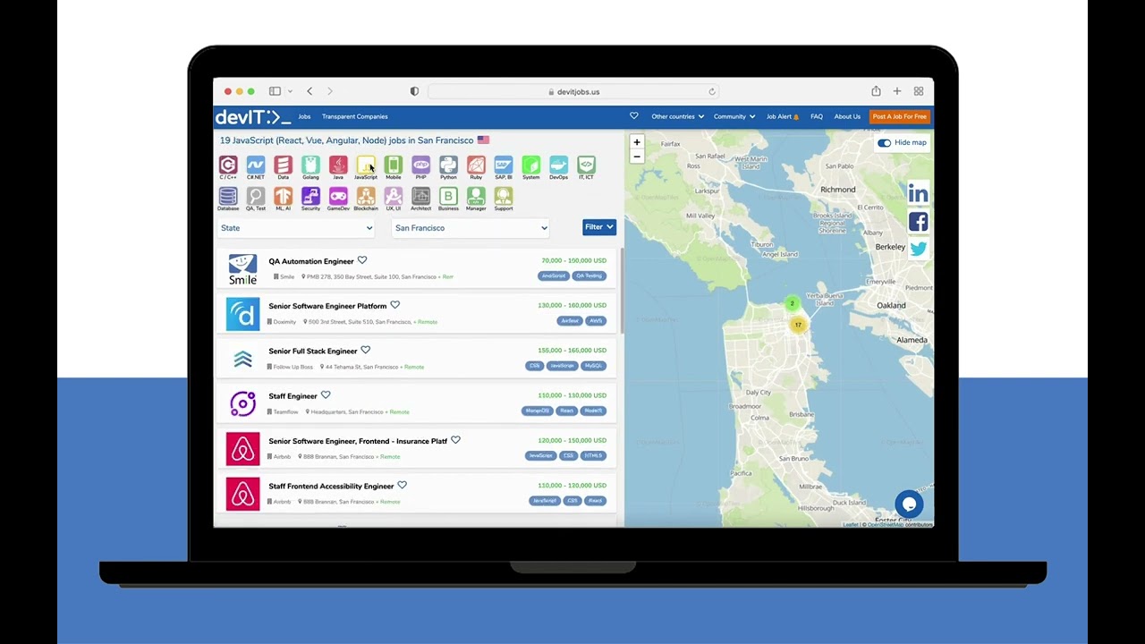 DevITjobs.us on ProductHunt 3