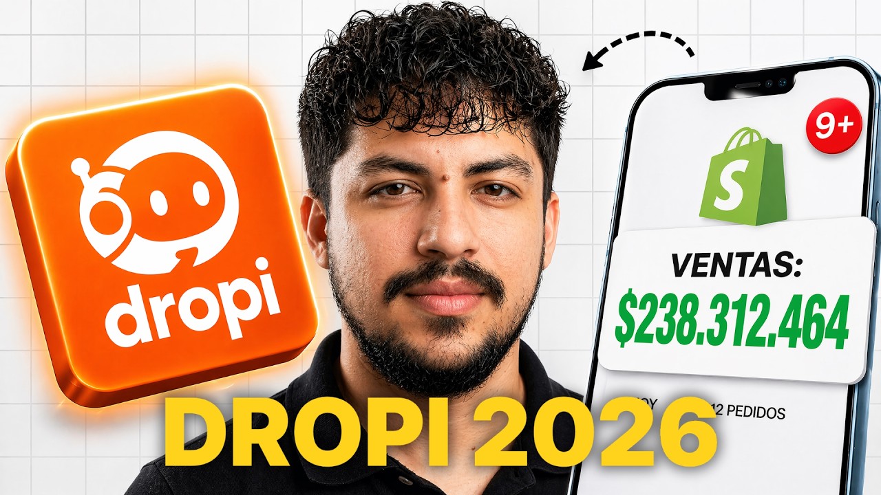 &iquest;C&Oacute;MO FUNCIONA DROPI en 2026? MEGA CURSO Dropshipping 🚨