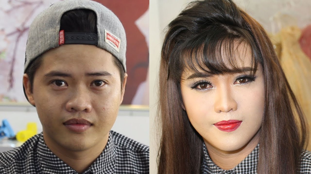 Makeup tutorial boy to girl for night party / Makeup ✔