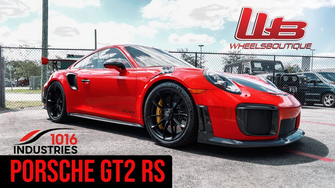 PORSCHE GT2RS 1016 INDUSTRIES FULL CARBON CONVERSION AND PORSCHE GT3 W/ AKRAPOVIC EXHAUST