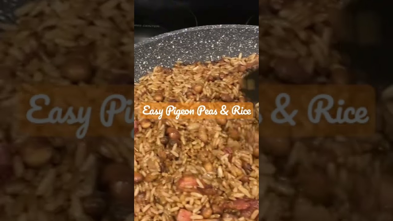 Simple Delicious Pigeon Peas & Rice🥰❤️