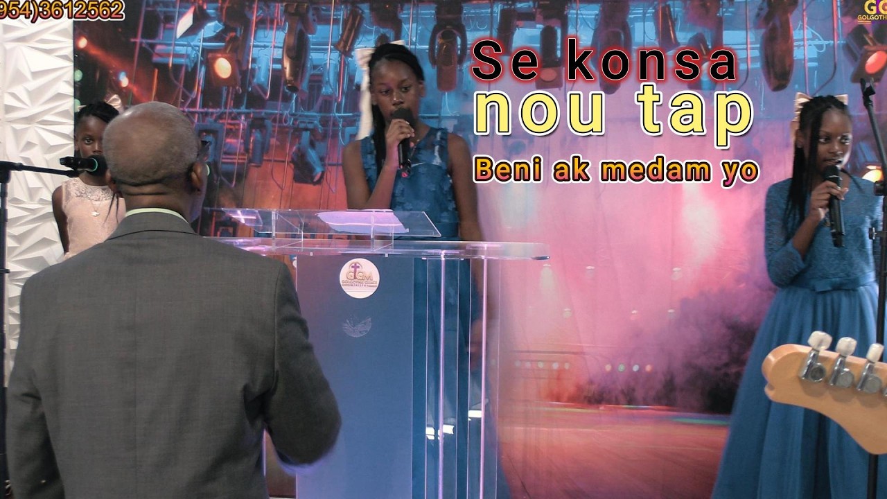 Men koman Sèvis Inauguration an te ye... Medam yo fè tout moun sezi |Goldotha Grace Ministry|