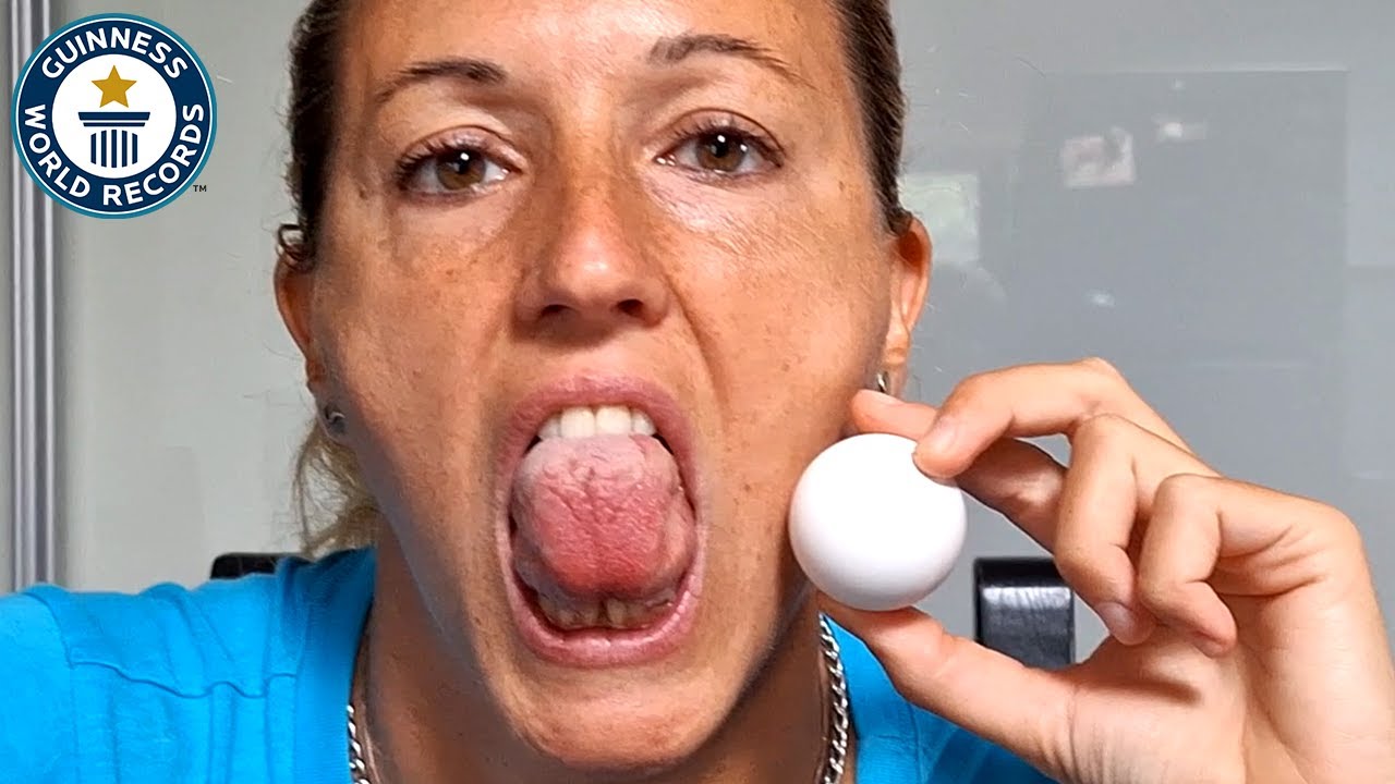 She has the world's largest tongue circumference! | Guinness World Records
