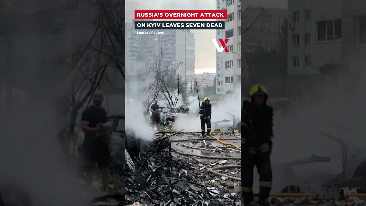 Russia Strikes Kyiv Again | Residential Buildings Hit, Seven Killed In Overnight Attack | VERTEX