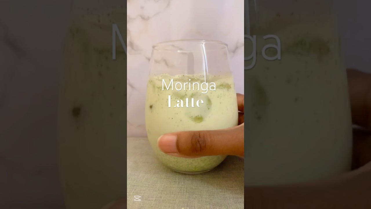 Easy Iced Moringa Latte | The African Superfood Drink You’ll Love