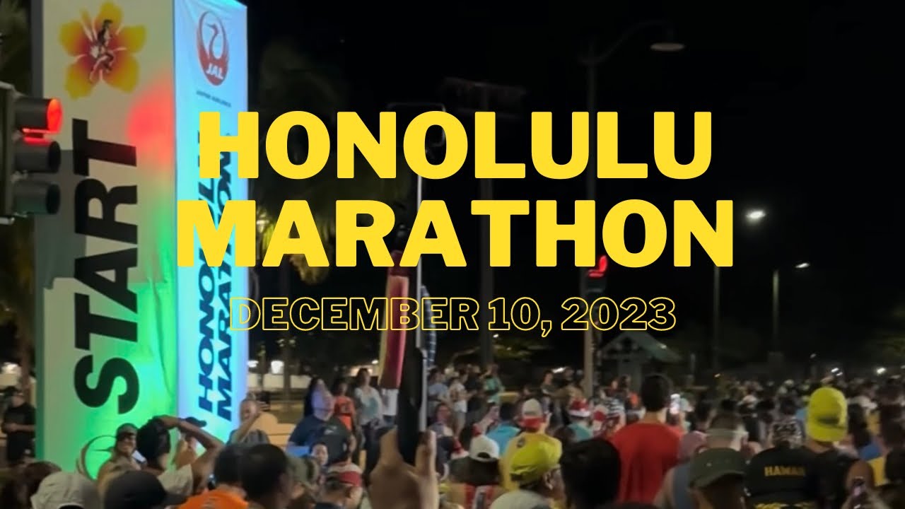 Honolulu Marathon 2023 - Start to Finish