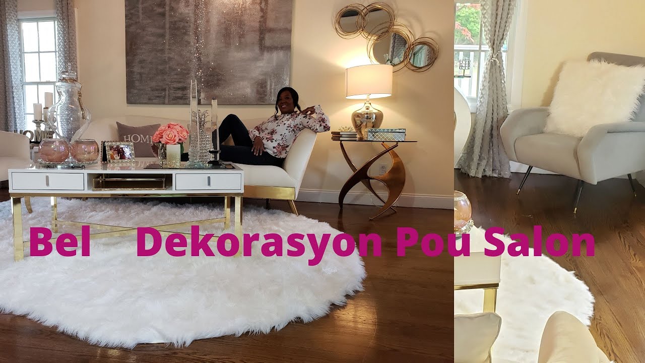 Konman pou ou dekore yon bel salon |  How to set up a glam living room