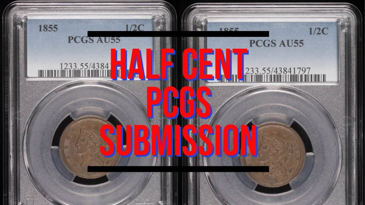 Half Cent US Type Coin PCGS Grading Unboxing!