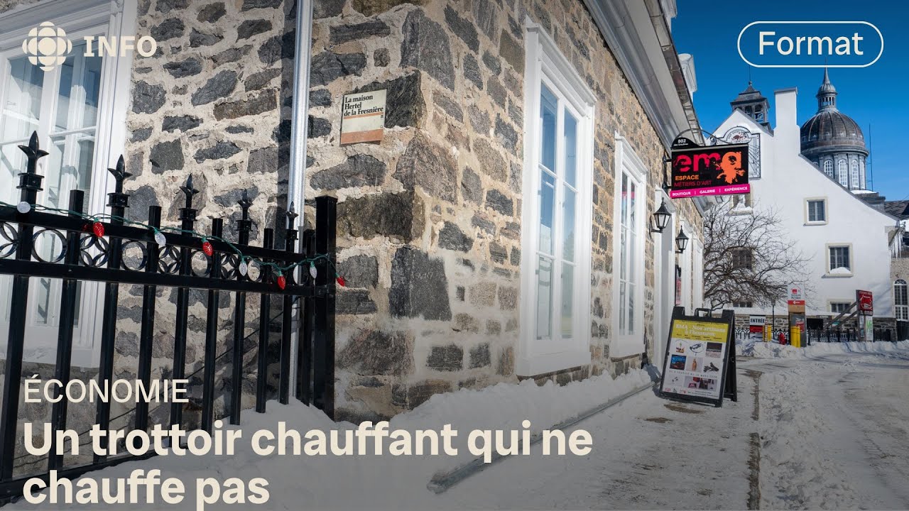 La Ville de Trois-Rivières a investi 47 000 $ pour l'installation du trottoir chauffant