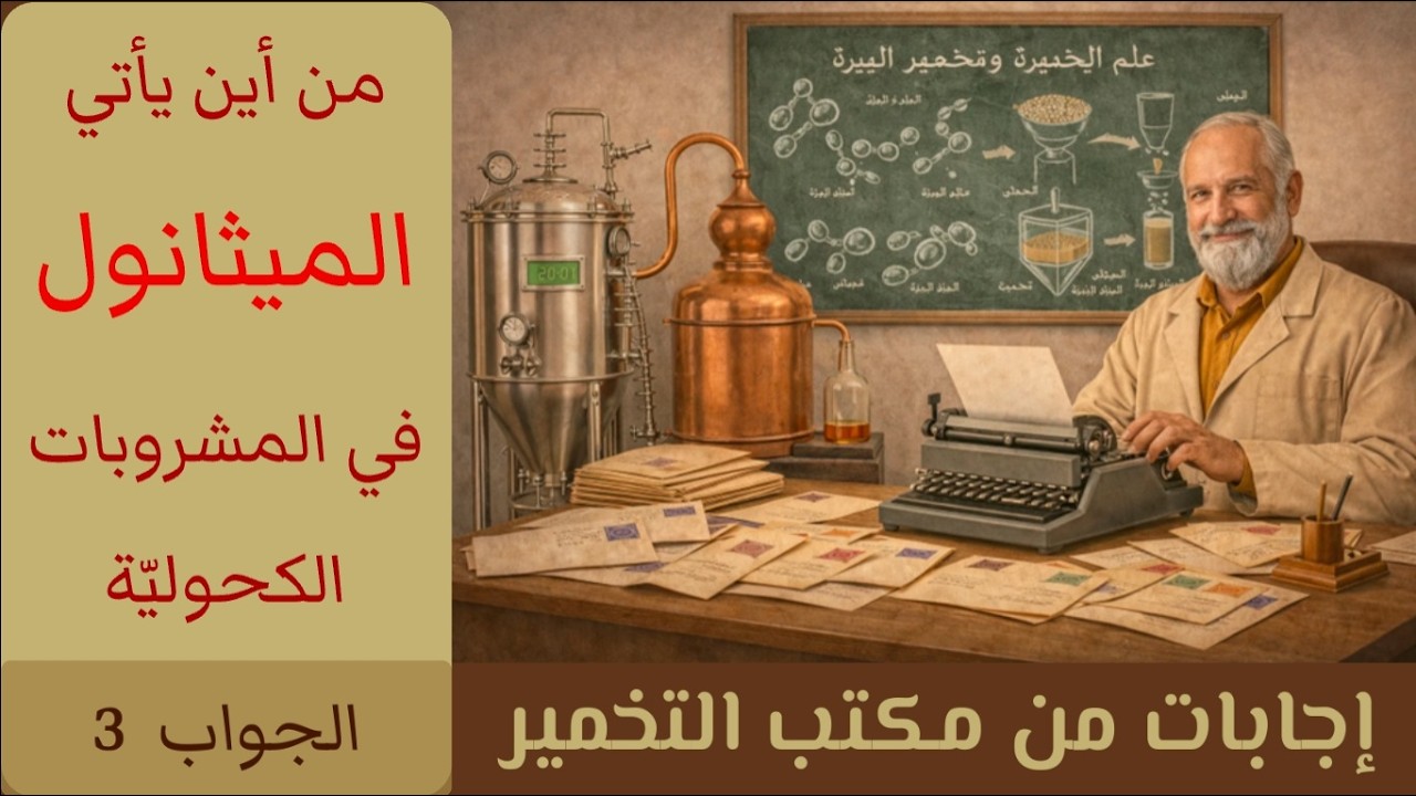 جواب على سؤال: من أين يأتي الميثانول؟ من التقطير أو التخمير أو من الطبيعة ؟