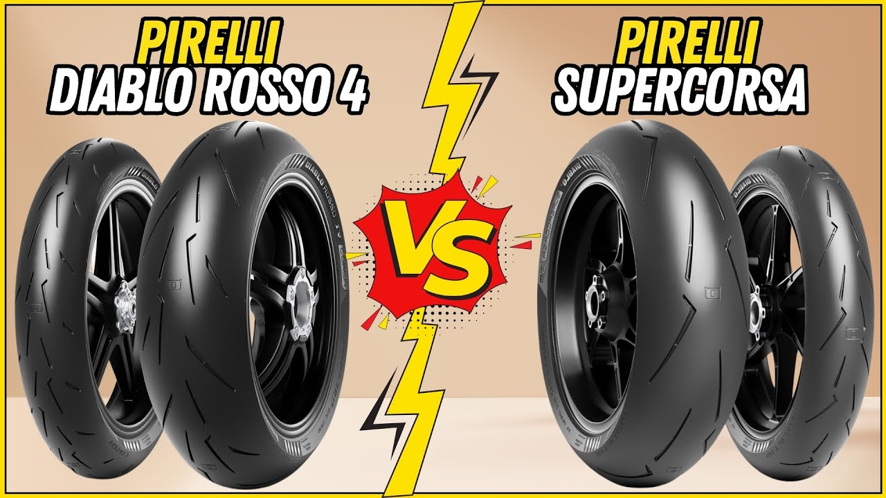 Pirelli Diablo Rosso 4 и Pirelli Supercorsa: сравнение спортивных и гоночных шин