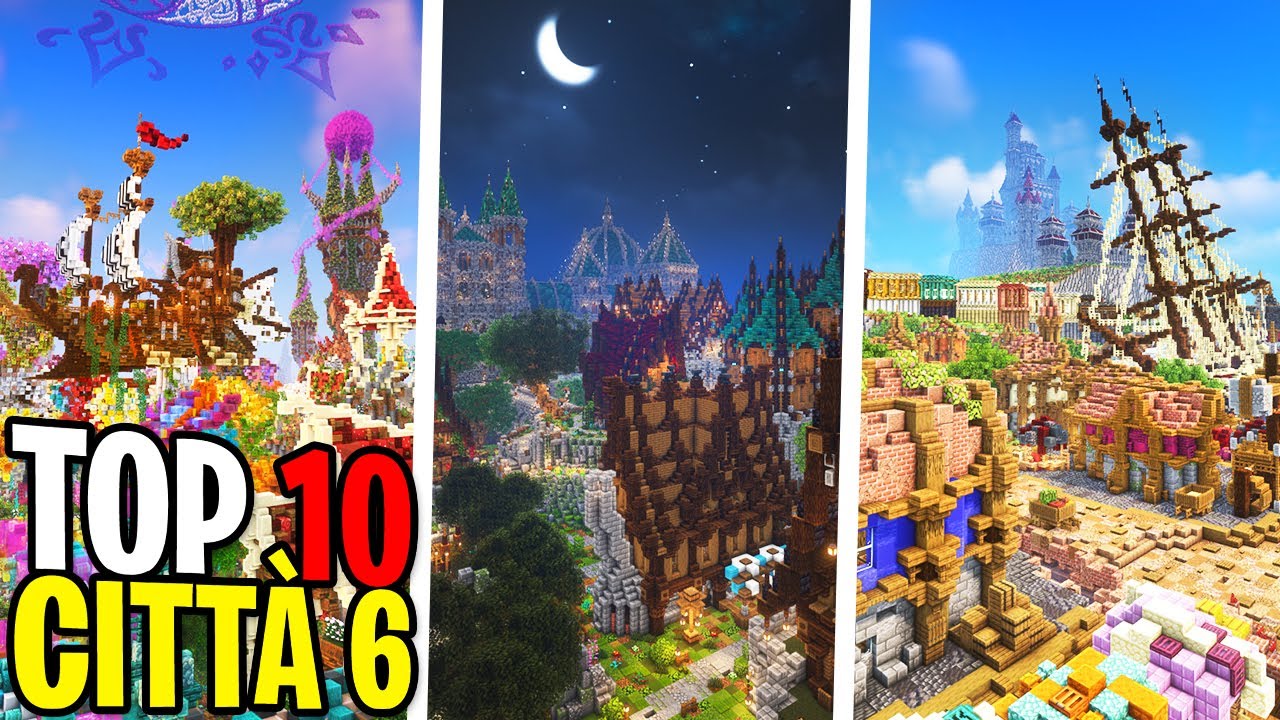 TOP 10 CITTA' di MINECRAFT